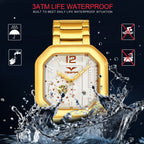 TSERA T1010S-G-W-G Multifunction 3ATM Water Resistant Analog Watch - For Men