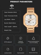 TSERA T1010S-RG-W-RG Multifunction 3ATM Water Resistant Analog Watch - For Men