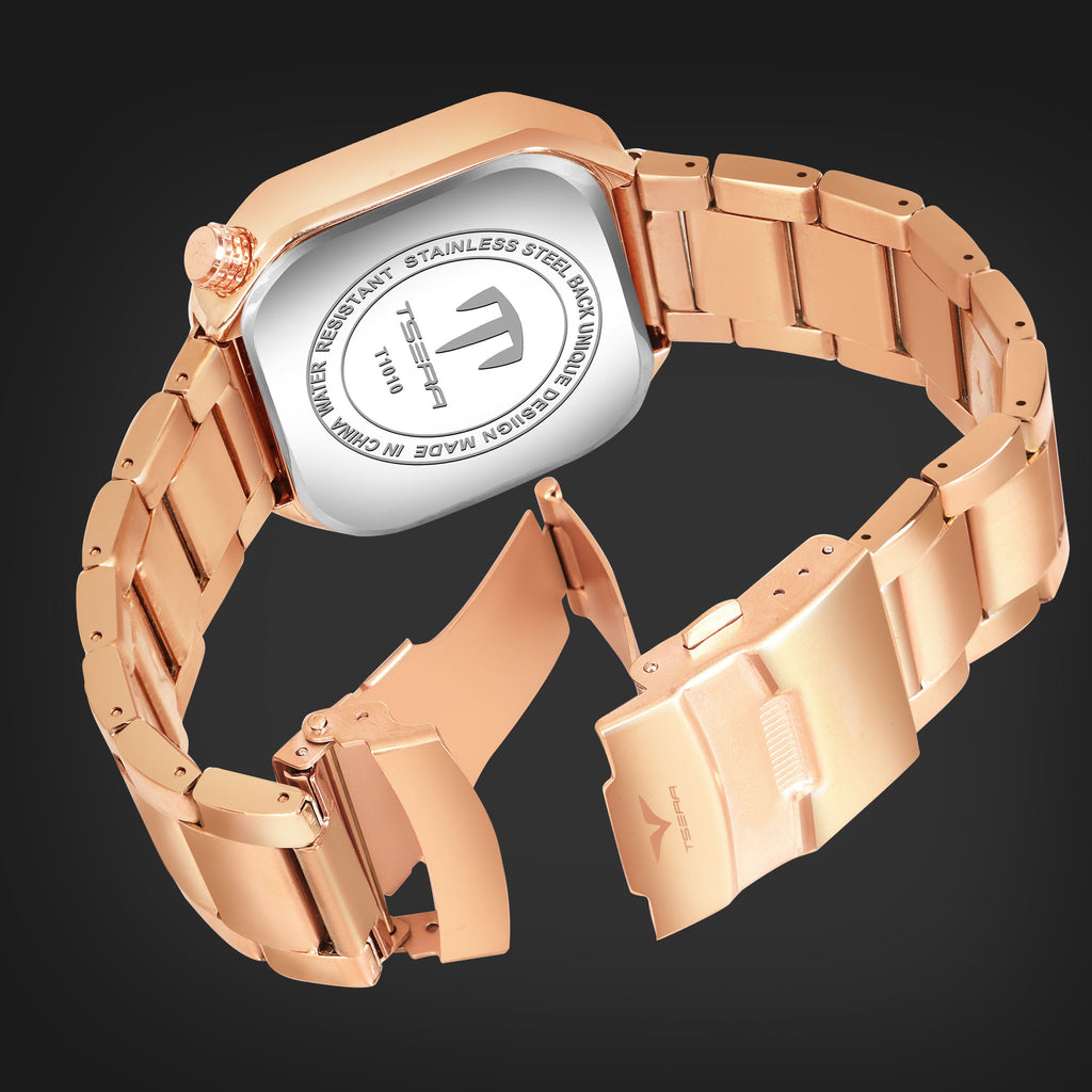 TSERA T1010S-RG-W-RG Multifunction 3ATM Water Resistant Analog Watch - For Men