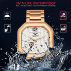 TSERA T1010S-RG-W-RG Multifunction 3ATM Water Resistant Analog Watch - For Men