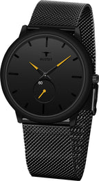 RUSTET Thin Minimalist - Fashion Unisex Dress with Stainless Steel Mesh Band Analog Watch - For Men