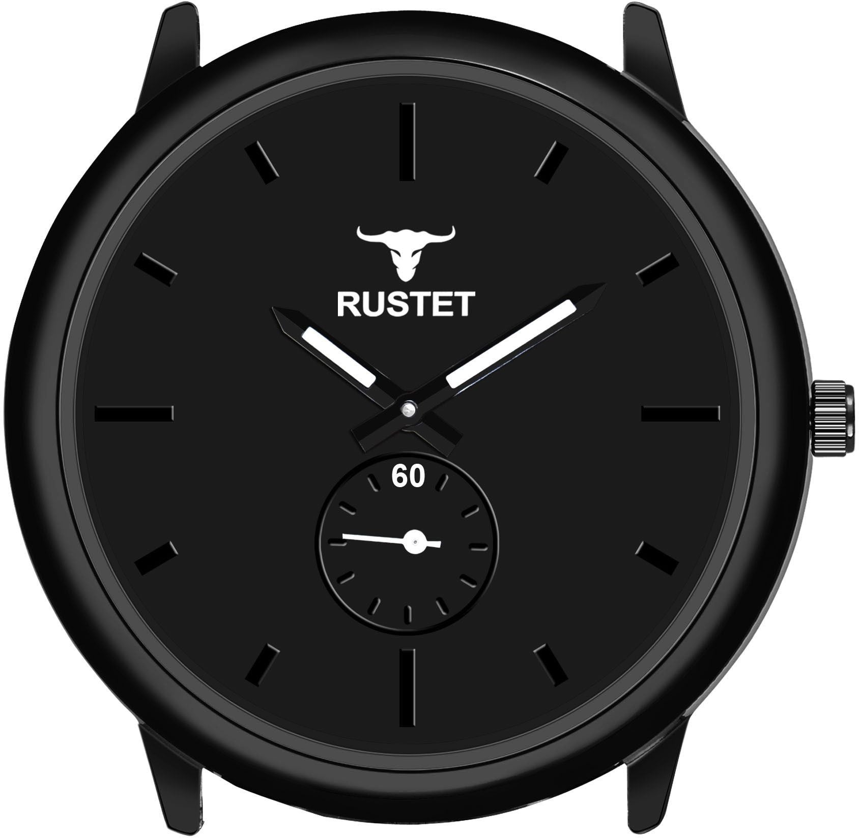 RUSTET Working Chronograph Black Edition Mesh Safer Strap Analog Watch - For Men