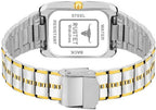 RUSTET IGP-TT-BLK Waterproof Gold Square Dial Day and Date Boy's & Men's Analog Watch - For Men