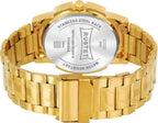 RUSTET LS3890 ORIGINAL GOLD PLATED DAY & DATE FUNCTIONING WATCH FOR BOYS Analog Watch - For Men