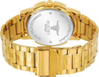 RUSTET RSTET-7008 ORIGINAL GOLD PLATED DAY & DATE FUNCTIONING WATCH FOR BOYS Analog Watch - For Men